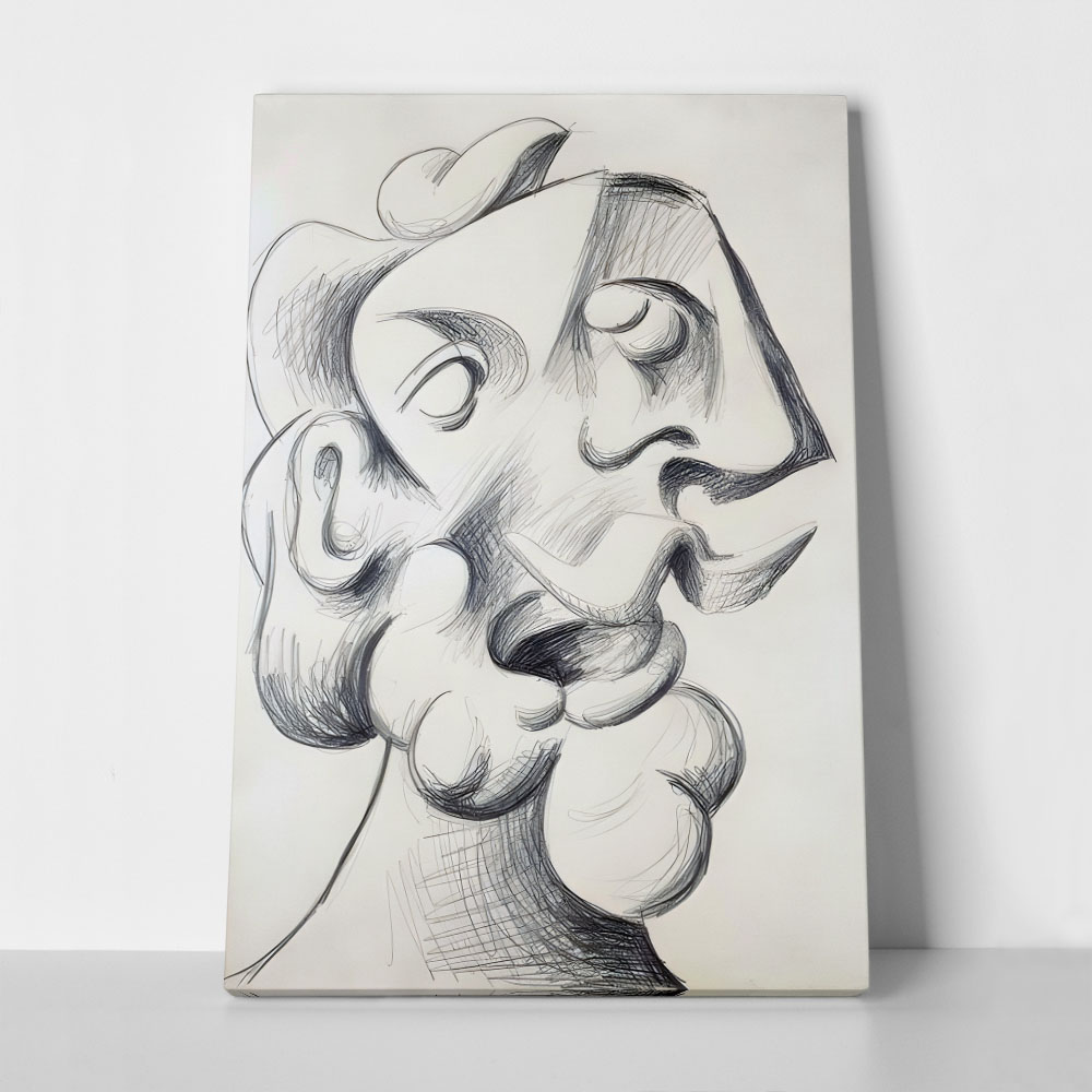Πινακας σε καμβά PICASSO - HEAD OF A MAN