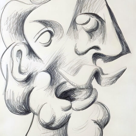 Πινακας σε καμβά PICASSO - HEAD OF A MAN - Pablo Picasso Sticky 5