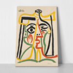Πινακας σε καμβά PICASSO - HEAD OF A WOMAN