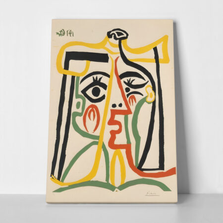 Πινακας σε καμβά PICASSO - HEAD OF A WOMAN - Pablo Picasso