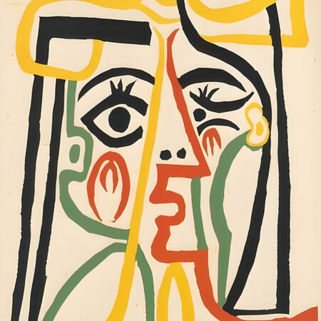 Πινακας σε καμβά PICASSO - HEAD OF A WOMAN - Pablo Picasso Sticky 5