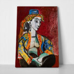 Πινακας σε καμβά PICASSO - JACQUELINE IN TURKISH COSTUME