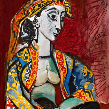 Πινακας σε καμβά PICASSO - JACQUELINE IN TURKISH COSTUME - Pablo Picasso Sticky 5