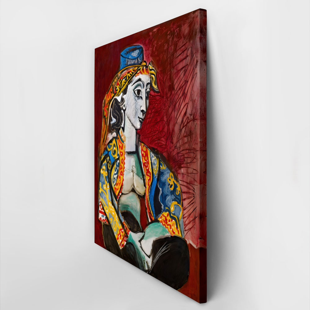 Πινακας σε καμβά PICASSO - JACQUELINE IN TURKISH COSTUME
