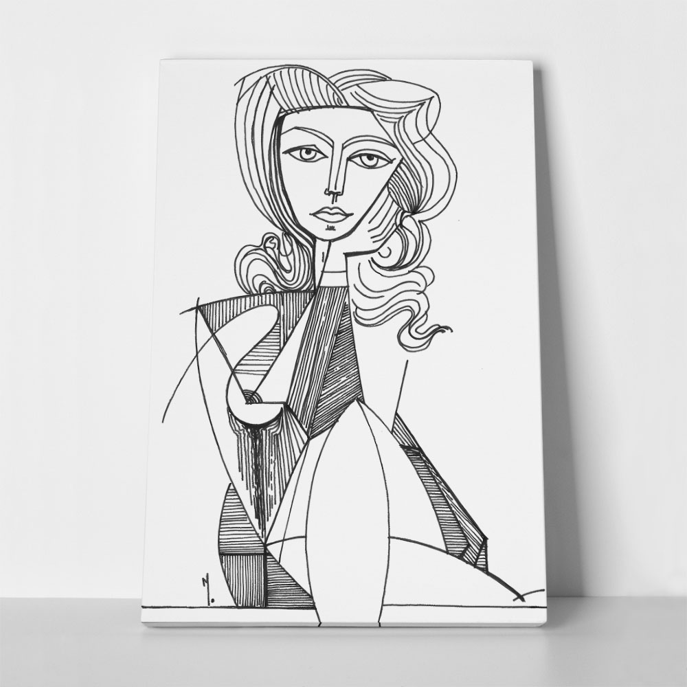 Πινακας σε καμβά PICASSO - JACQUELINE ROQUE