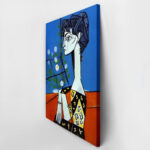 Πινακας σε καμβά PICASSO - JACQUELINE WITH FLOWERS
