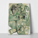 Πινακας σε καμβά PICASSO - MAN AND WOMAN 1968