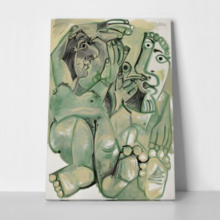 Πινακας σε καμβά PICASSO - MAN AND WOMAN 1968 - Pablo Picasso