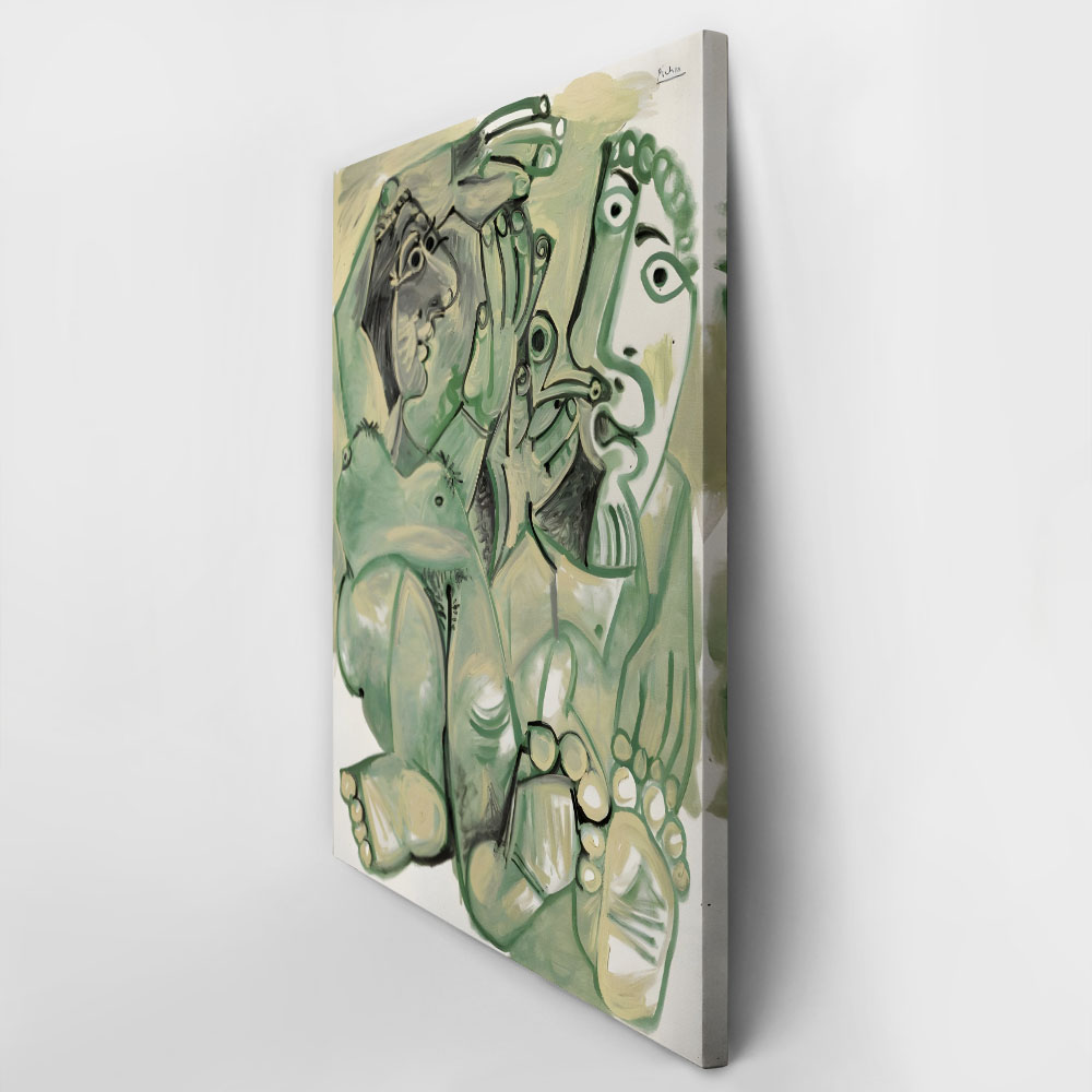 Πινακας σε καμβά PICASSO - MAN AND WOMAN 1968