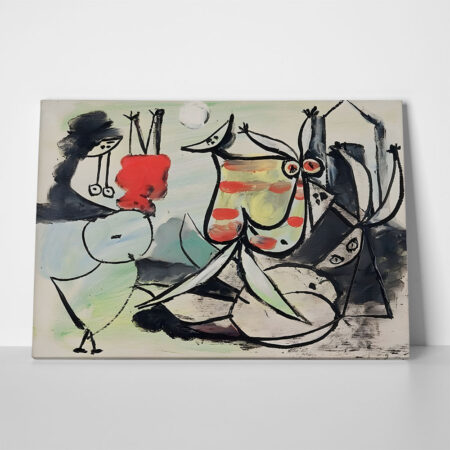 Πινακας σε καμβά PICASSO - MAN AND WOMAN - Pablo Picasso