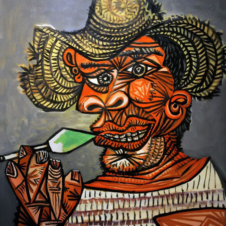 Πινακας σε καμβά PICASSO - MAN WITH A LOLLIPOP - Pablo Picasso Sticky 5