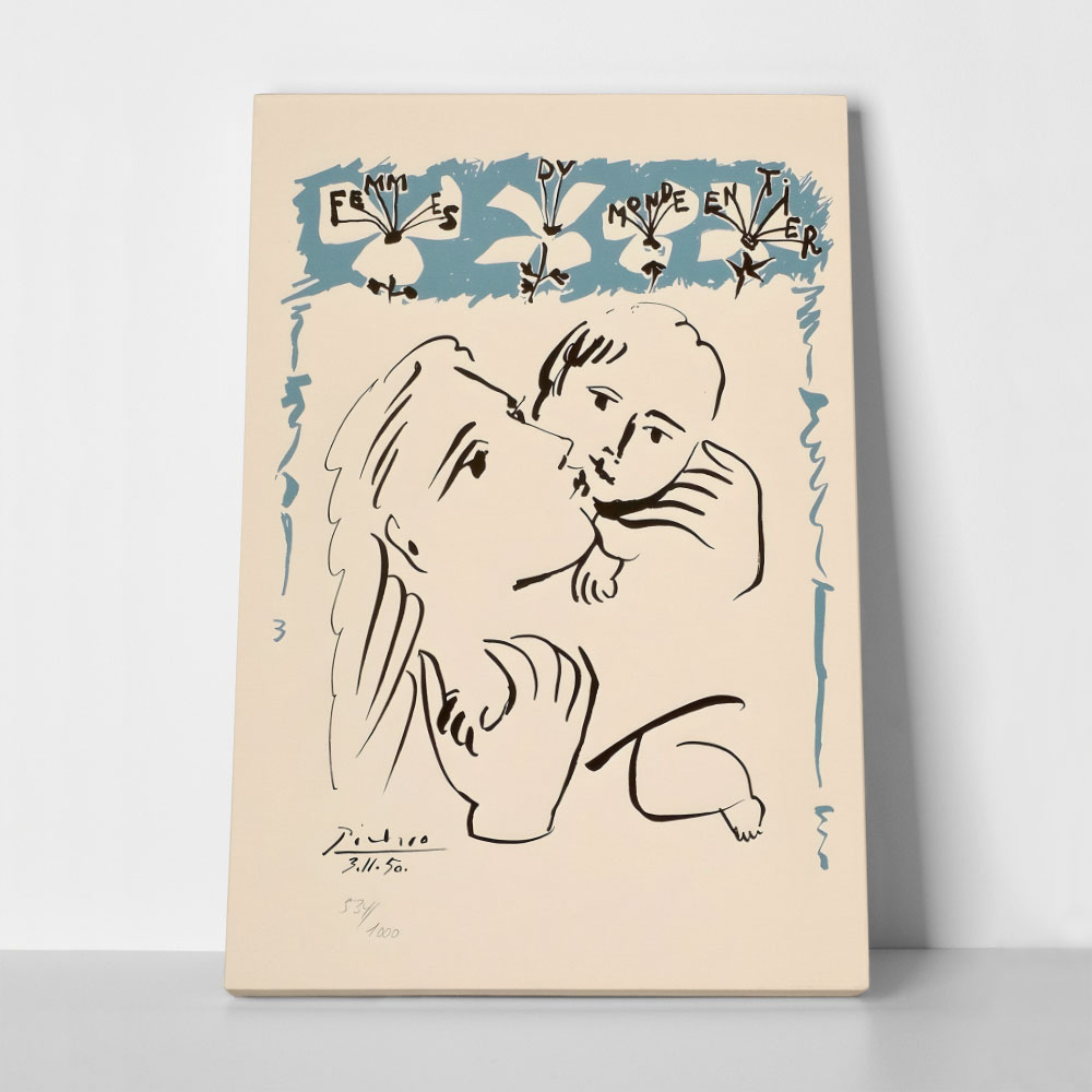 Πινακας σε καμβά PICASSO - MATERNAL LOVE
