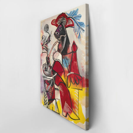 Πινακας σε καμβά PICASSO - MUSKETEER WITH A PIPE - Pablo Picasso Sticky 2