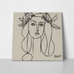 Πίνακας σε καμβά PICASSO - PORTRAIT OF FRANCOISE