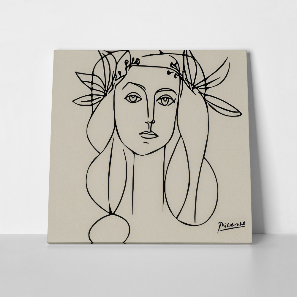 Πίνακας σε καμβά PICASSO - PORTRAIT OF FRANCOISE