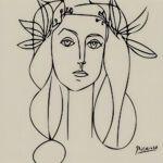Πίνακας σε καμβά PICASSO - PORTRAIT OF FRANCOISE