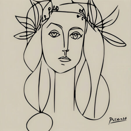 Πίνακας σε καμβά PICASSO - PORTRAIT OF FRANCOISE - Pablo Picasso Sticky 5