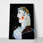 Πινακας σε καμβά PICASSO - PORTRAIT OF MARIE THERESE WALTER WITH GARLAND