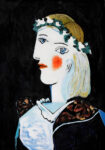 Πινακας σε καμβά PICASSO - PORTRAIT OF MARIE THERESE WALTER WITH GARLAND