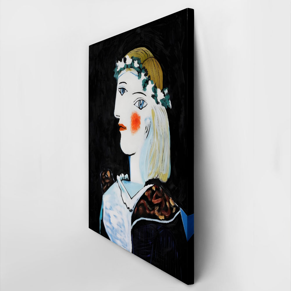 Πινακας σε καμβά PICASSO - PORTRAIT OF MARIE THERESE WALTER WITH GARLAND