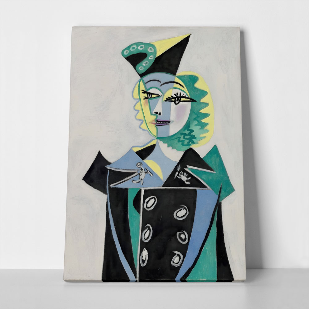 Πινακας σε καμβά PICASSO - PORTRAIT OF NUSCH ELUARD