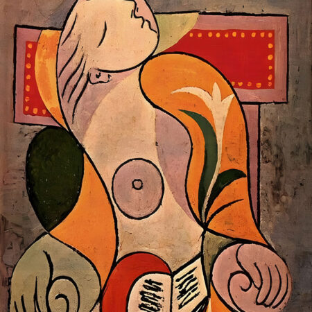 Πινακας σε καμβά PICASSO - READING - Pablo Picasso Sticky 5