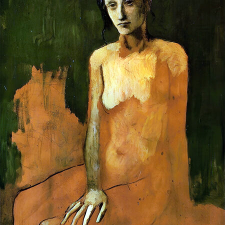Πινακας σε καμβά PICASSO - SEATED FEMALE NUDE - Pablo Picasso Sticky 5