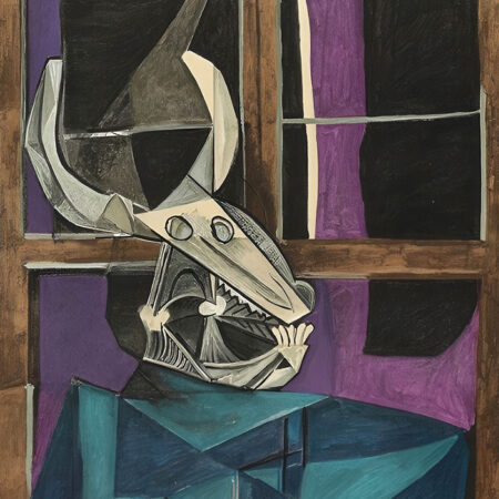 Πινακας σε καμβά PICASSO - STILL LIFE WITH BULL'S SKULL - Pablo Picasso Sticky 5