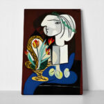 Πινακας σε καμβά PICASSO - STILL LIFE WITH TULIPS