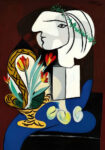 Πινακας σε καμβά PICASSO - STILL LIFE WITH TULIPS