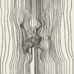 Πίνακας σε καμβά PICASSO - THE KISS LINEART SQUARE