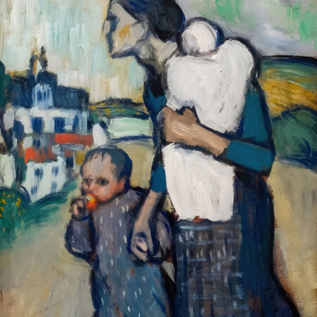 Πινακας σε καμβά PICASSO - THE MOTHER LEADING TWO CHILDREN - Pablo Picasso Sticky 5