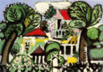 Πινακας σε καμβά PICASSO - THE VERT GALANT