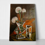 Πινακας σε καμβά PICASSO - VASE WITH FLOWERS