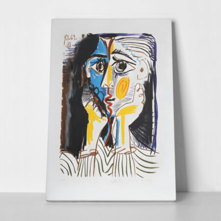 Πινακας σε καμβά PICASSO - VISAGE LITHOGRAPH - Pablo Picasso