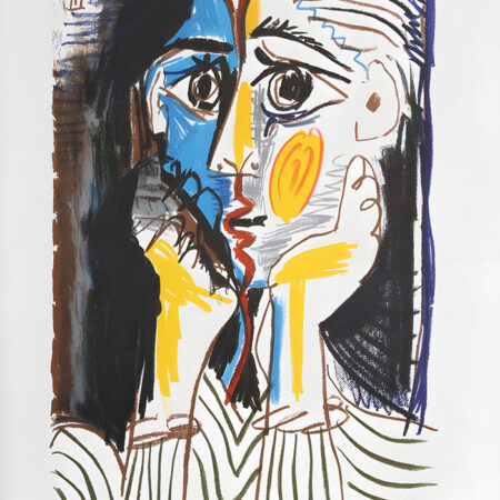 Πινακας σε καμβά PICASSO - VISAGE LITHOGRAPH - Pablo Picasso Sticky 5