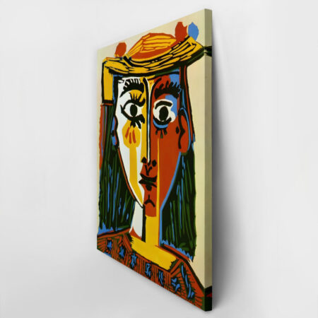 Πινακας σε καμβά PICASSO - WOMAN IN A HAT WITH POMPOMS - Pablo Picasso Sticky 2