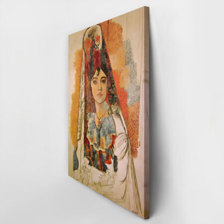 Πινακας σε καμβά PICASSO - WOMAN WITH A MANTILLA - Pablo Picasso Sticky 2