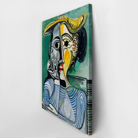 Πινακας σε καμβά PICASSO - WOMAN WITH A YELLOW HAT - Pablo Picasso Sticky 2