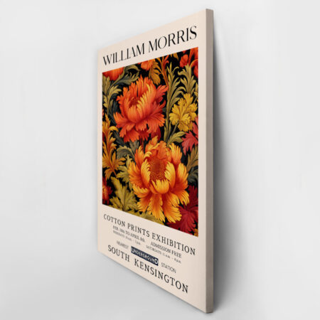 Πινακας σε καμβά WILLIAM MORRIS - AUTUMN FLOWER 1 - William Morris Sticky 2