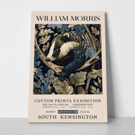 Πινακας σε καμβά WILLIAM MORRIS - BADGER