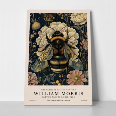 Πινακας σε καμβά WILLIAM MORRIS - BEE 2