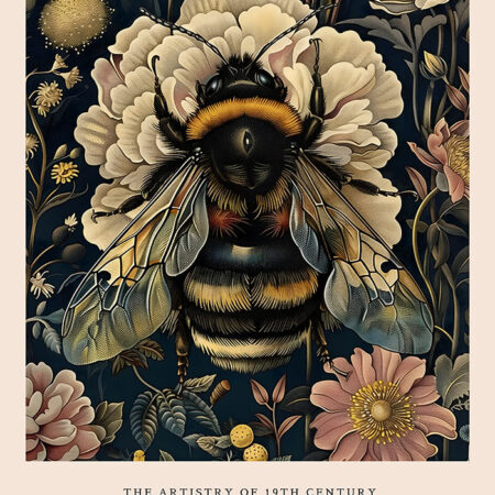 Πινακας σε καμβά WILLIAM MORRIS - BEE 2 - William Morris Sticky 5