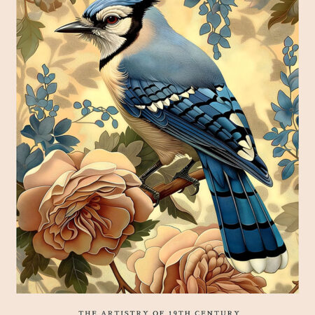 Πινακας σε καμβά WILLIAM MORRIS - BIRD 3 - William Morris Sticky 5