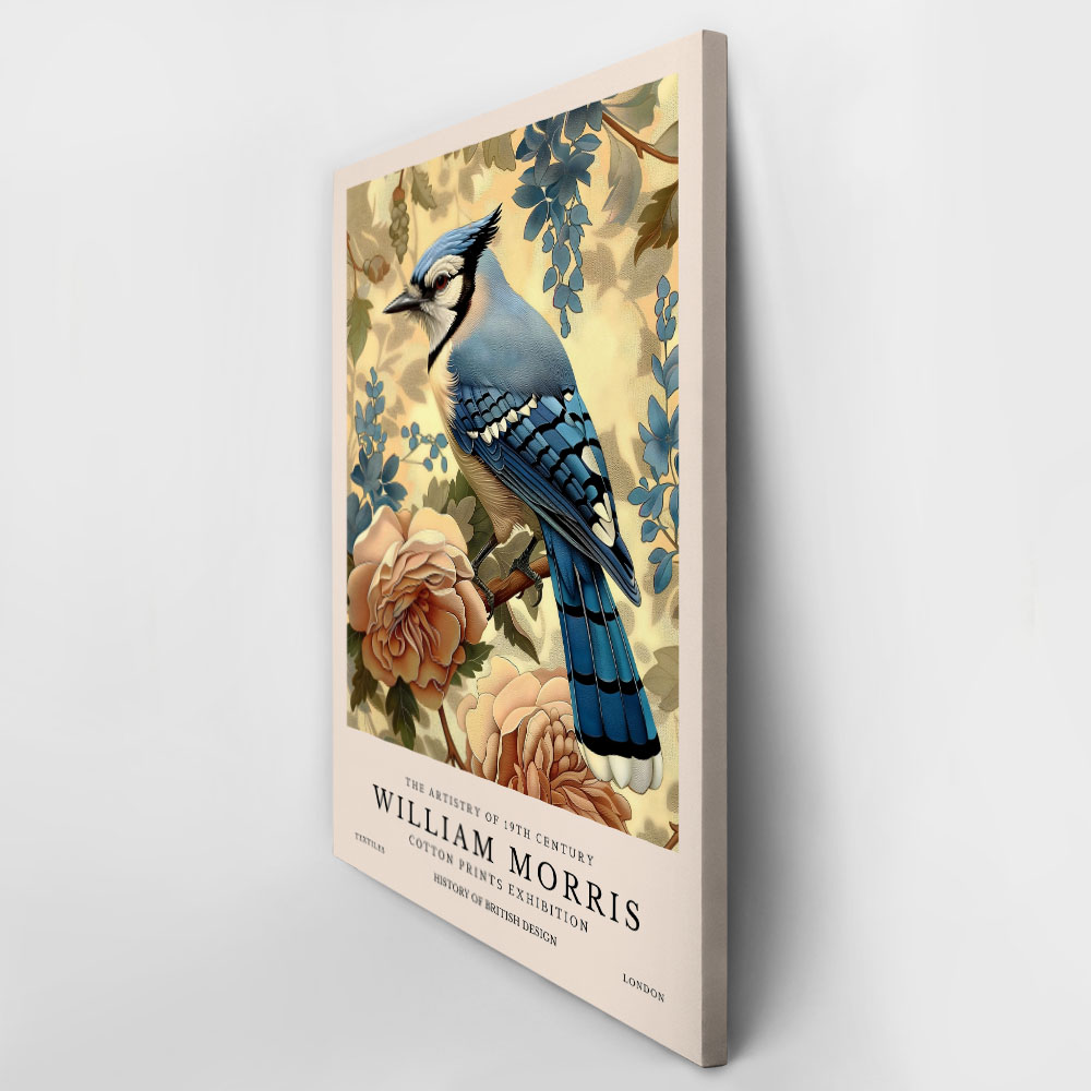 Πινακας σε καμβά WILLIAM MORRIS - BIRD 3