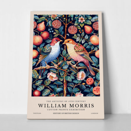 Πινακας σε καμβά WILLIAM MORRIS - BIRD 4