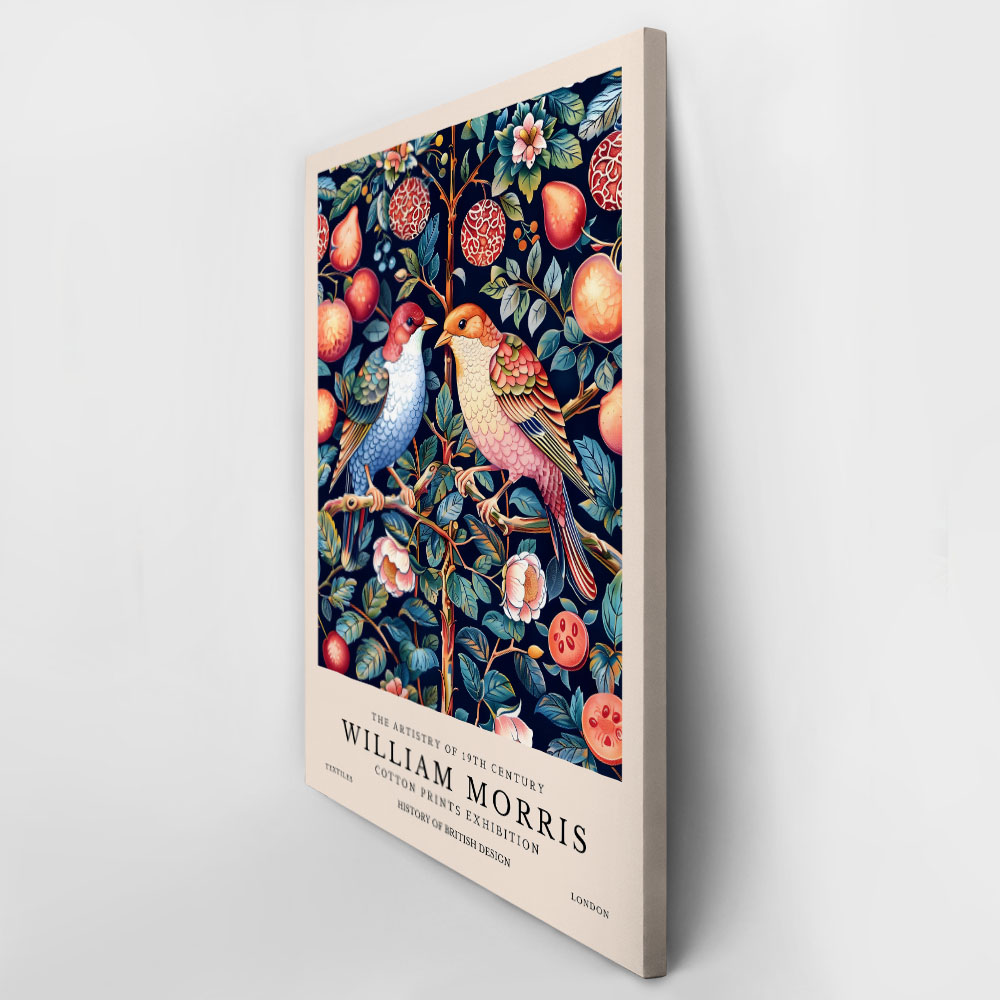 Πινακας σε καμβά WILLIAM MORRIS - BIRD 4