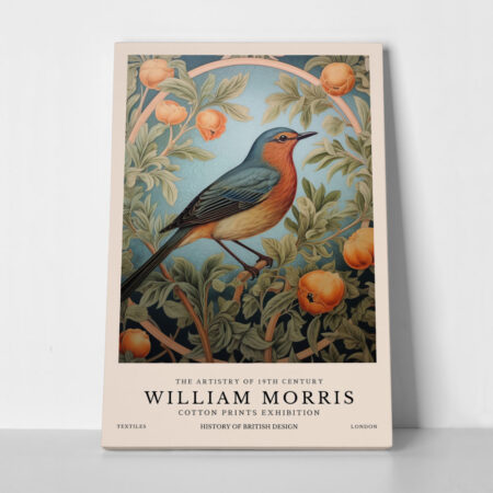 Πινακας σε καμβά WILLIAM MORRIS - BIRD 6