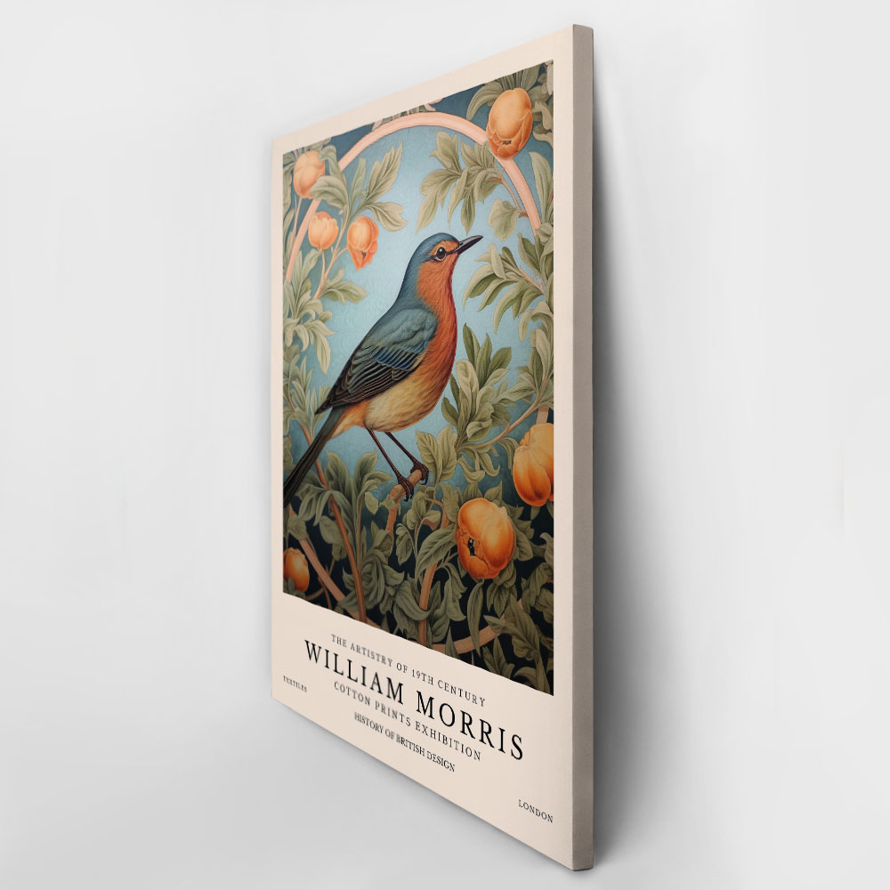 Πινακας σε καμβά WILLIAM MORRIS - BIRD 6