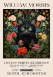 Πινακας σε καμβά WILLIAM MORRIS - BLACK CAT
